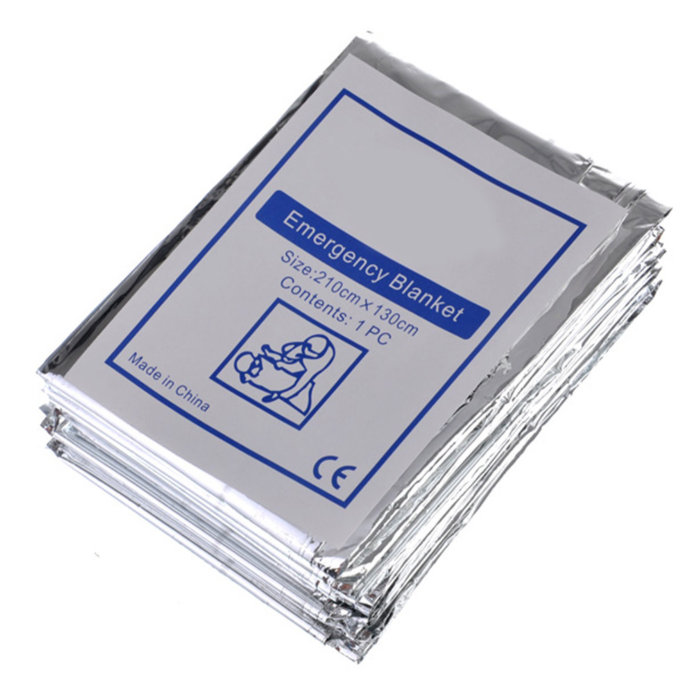 Survival Blanket Reflective - ผ้าห่มกันความร้อนฉุกเฉินแบบสะท้อนแสง ขนาด 210 ซม. x 130