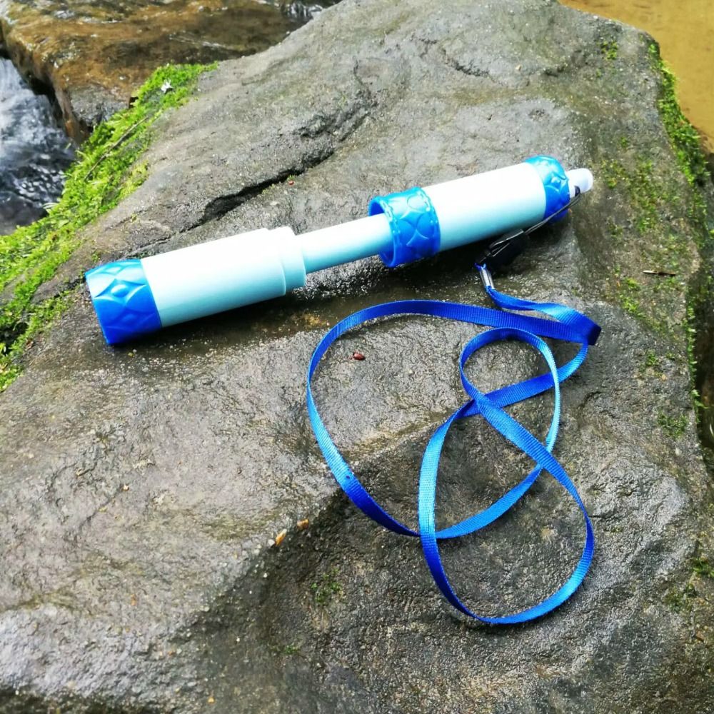Water Purification Straw - หลอดกรองน้ำขนาดเล็ก มินิ มินิ สำหรับกรองน้ำดื่มโดยตรง ใช้ในกรณีฉุกเฉิน