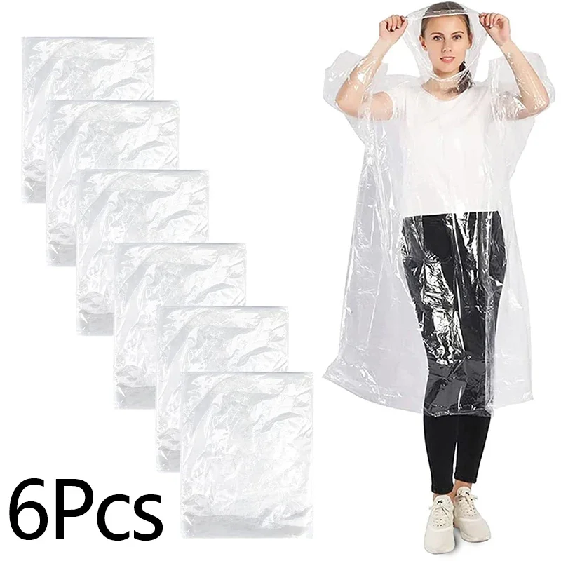 เสื้อปอนโชฝนสำหรับผู้ใหญ่เสื้อ - Emergency Poncho Rain บทวิจารณ์และราคา