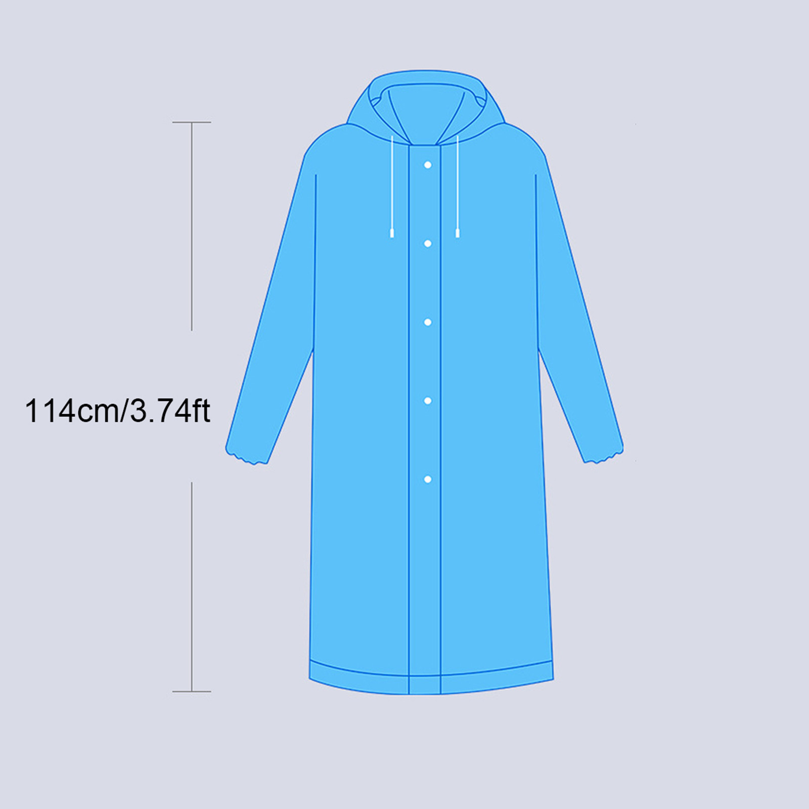 เสื้อกันฝน EVC แบบ unisex รุ่น - Emergency Poncho Rain บทวิจารณ์และราคา