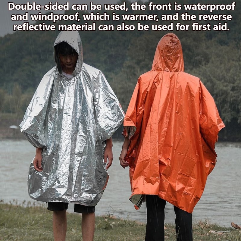 1-10 ชิ้นเสื้อกันฝนฉุกเฉินผ้าห - Emergency Poncho Rain บทวิจารณ์และราคา