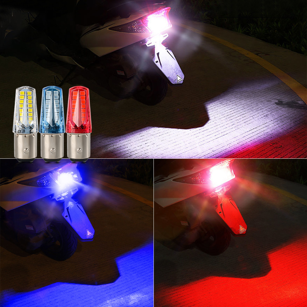 ไฟ LED รถจักรยานยนต์1ชิ้นหลอดไ - Sos Light Strobe บทวิจารณ์และราคา