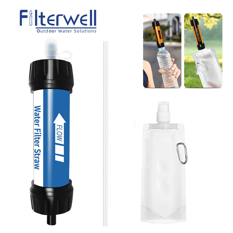 เครื่องกรองน้ำสำหรับเดินป่าขนา - Water Purification Straw บทวิจารณ์และราคา