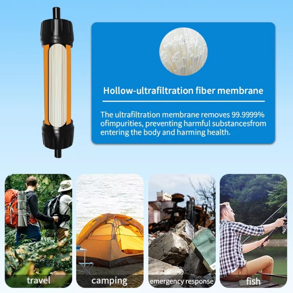 หลอดกรองน้ำขนาดเล็ก มินิ มินิ  - Water Purification Straw บทวิจารณ์และราคา