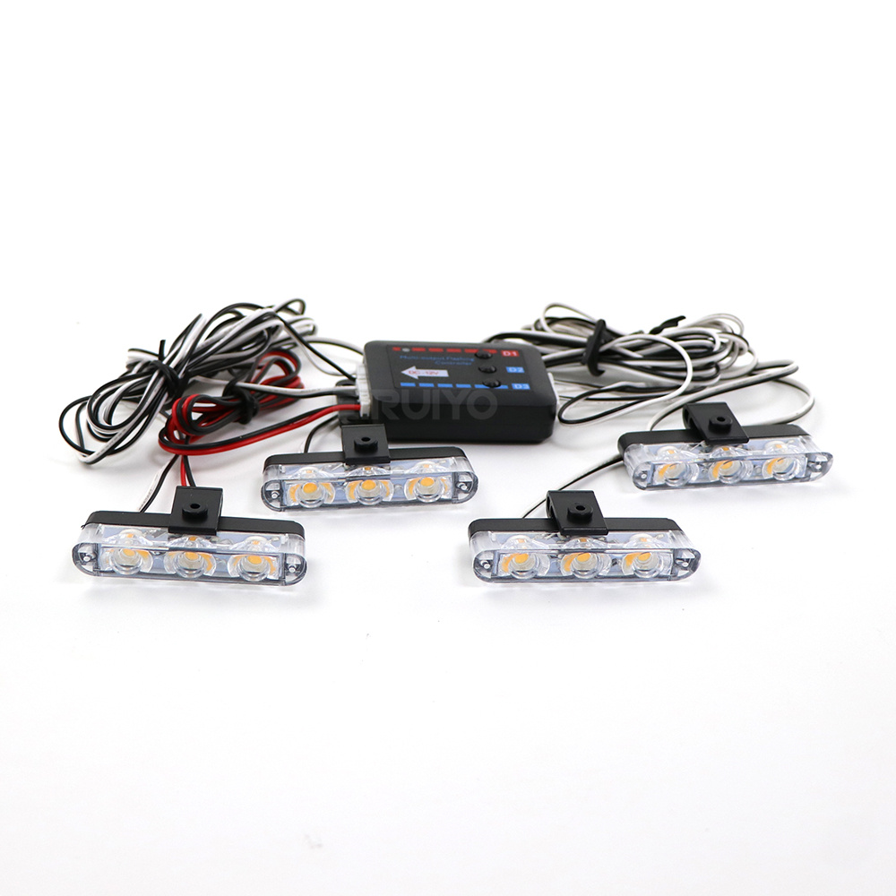 ไฟสโตรบ LED สำหรับรถยนต์ 4x3 L - Sos Light Strobe บทวิจารณ์และราคา